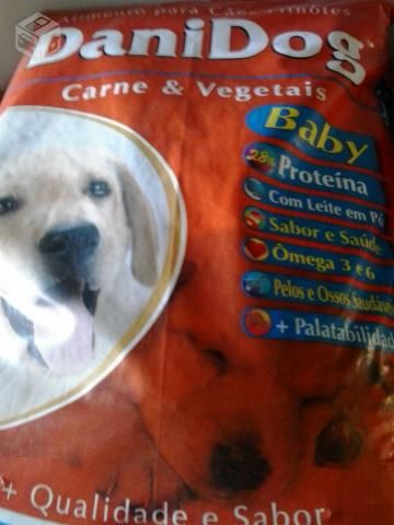 Ração Dani Dog filhotes carne e vegetais 08k