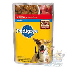 Sache 100g Pedigree adulto carne ao molho