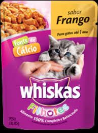 Sache 85g Whiskas filhotes frango